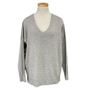 Dreamers By Debut Sweater Women's S / M Small / Medium Tan Pullover V-Neck